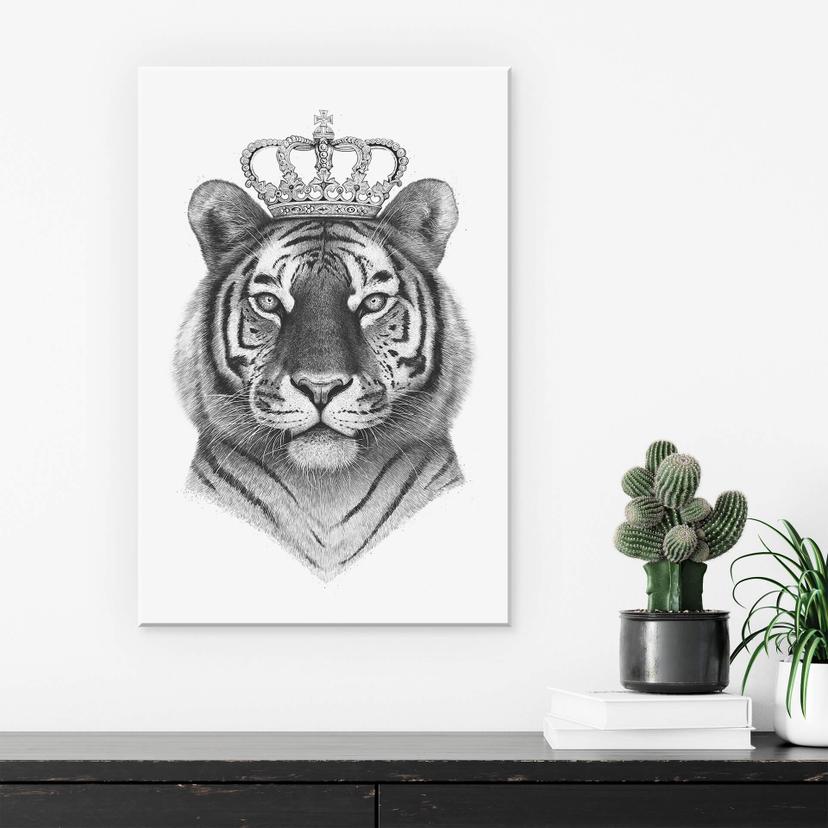 Stampa su tela Korenkova - Tiger King