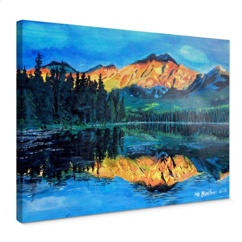 Lienzo Bleichner - Canadá - Parque Nacional de Jasper
