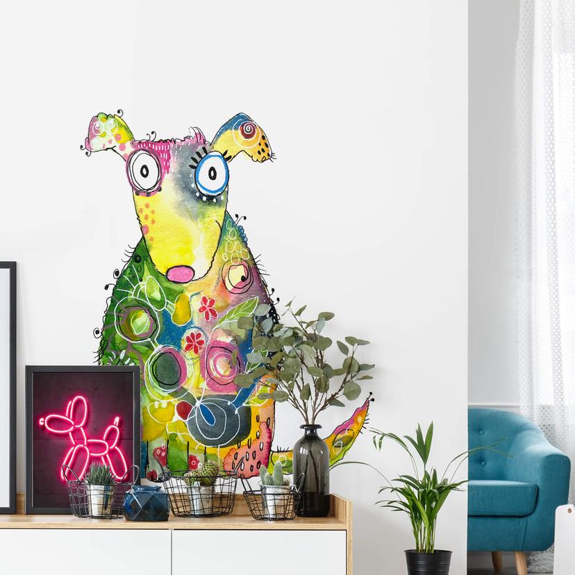 Sticker mural Hagenmeyer - Happy Dog