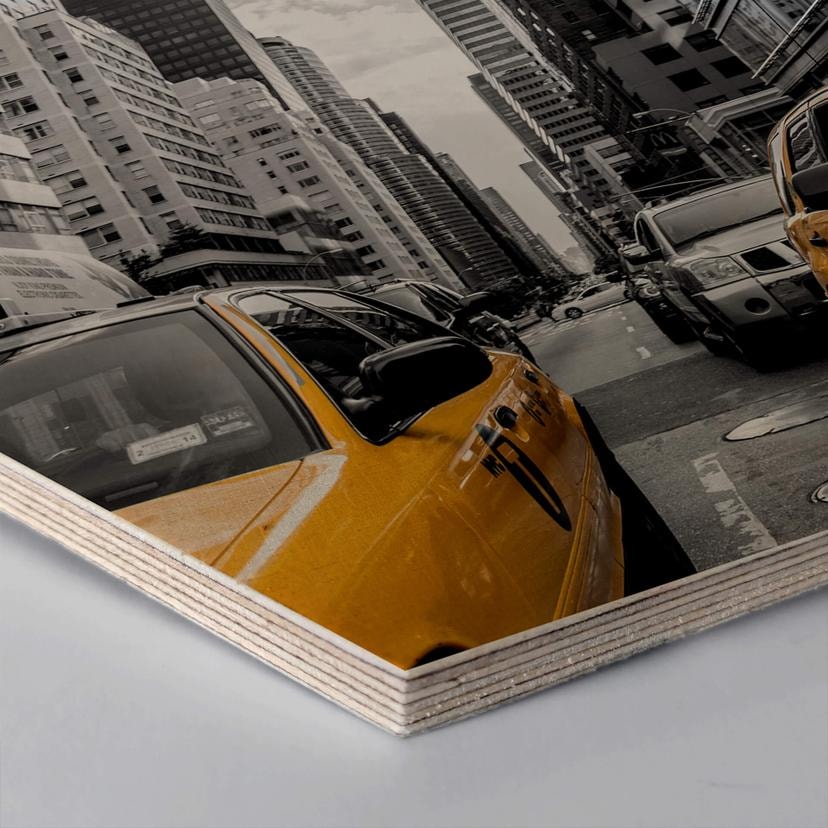 Esagono in legno - New York