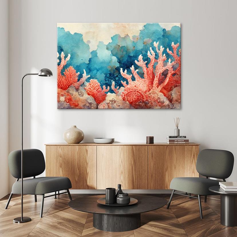Leinwandbild Korallenriff
