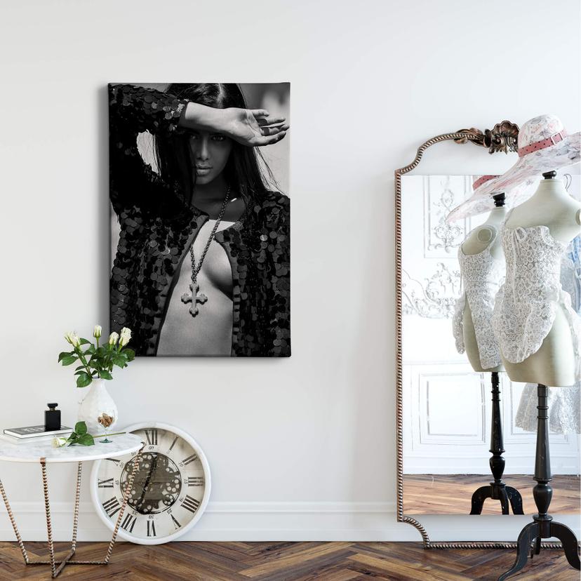 Tableau sur toile Krystynek - Se protéger du soleil