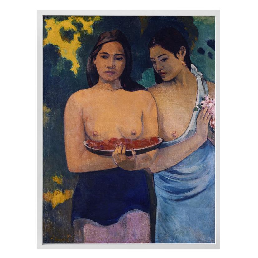 Plakat - Gauguin - To damer fra Tahiti