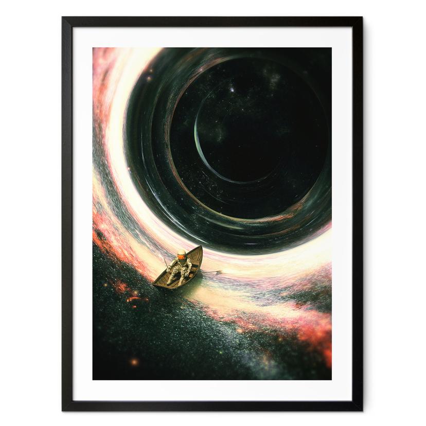 Plakat Astronaut i en båd - Nicebleed