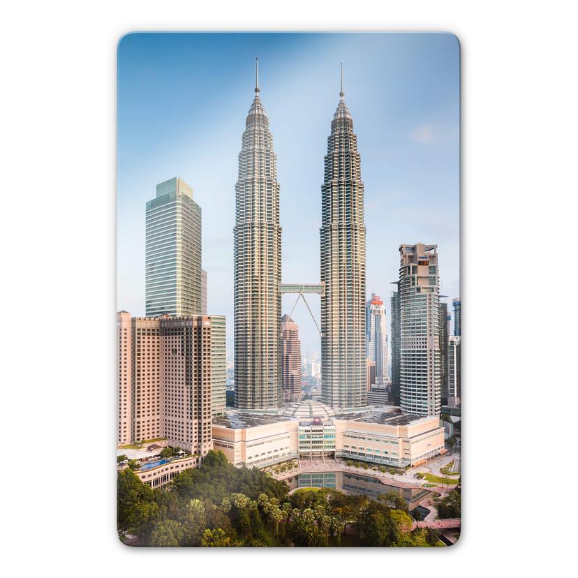 Glasschilderij Colombo - Petronas Towers