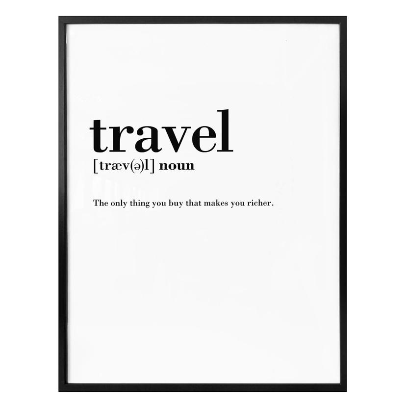 Plakat - Grammatik - Travel