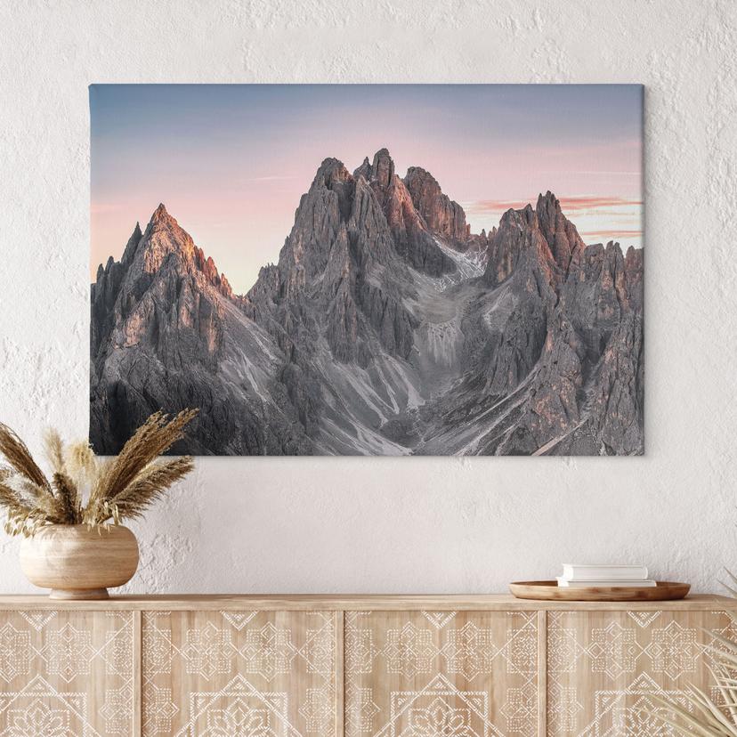 Stampa su tela Alta montagna - Ling