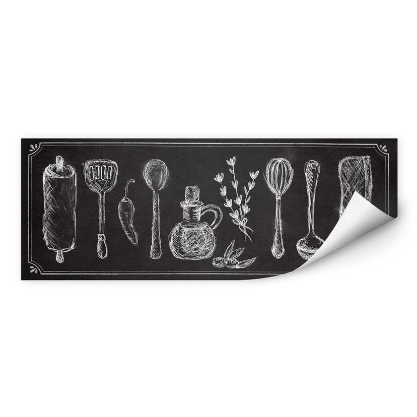 Wallprint Rustic Kitchen - Panorama