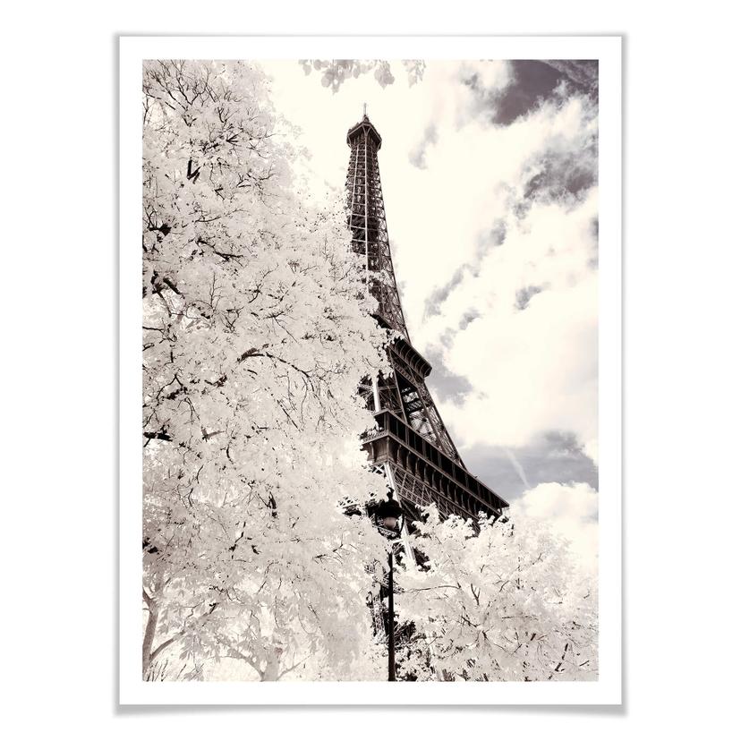 Poster Hugonnard - Paris blanc