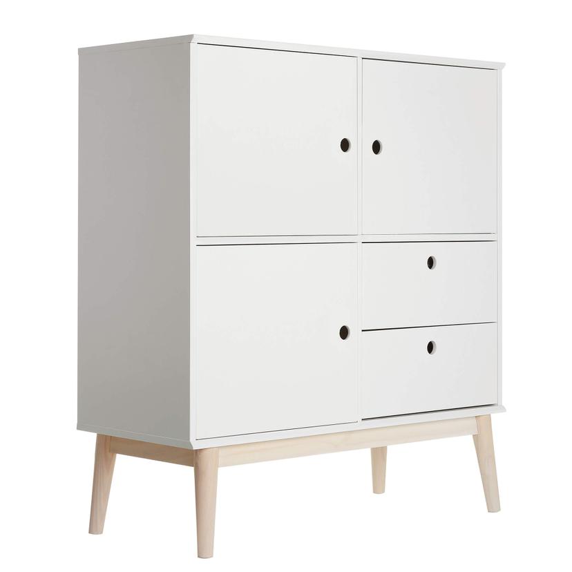 Sticker meuble - Uni blanc