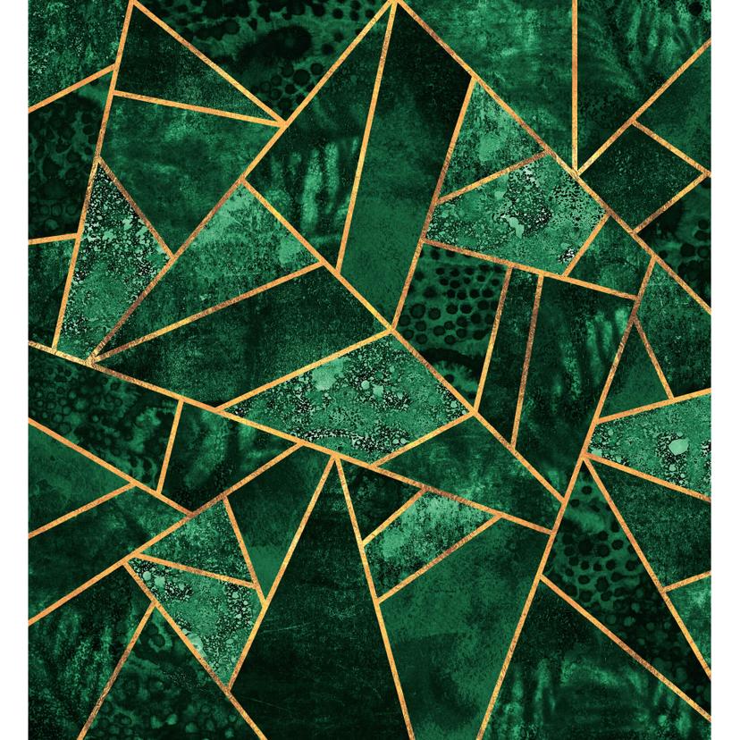 Fotomurale Fredriksson - Smeraldo verde scuro