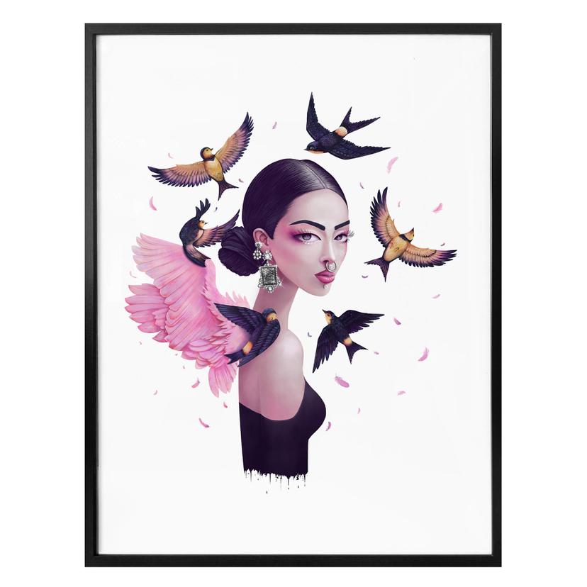 Póster Korenkova - Chica Boho 1