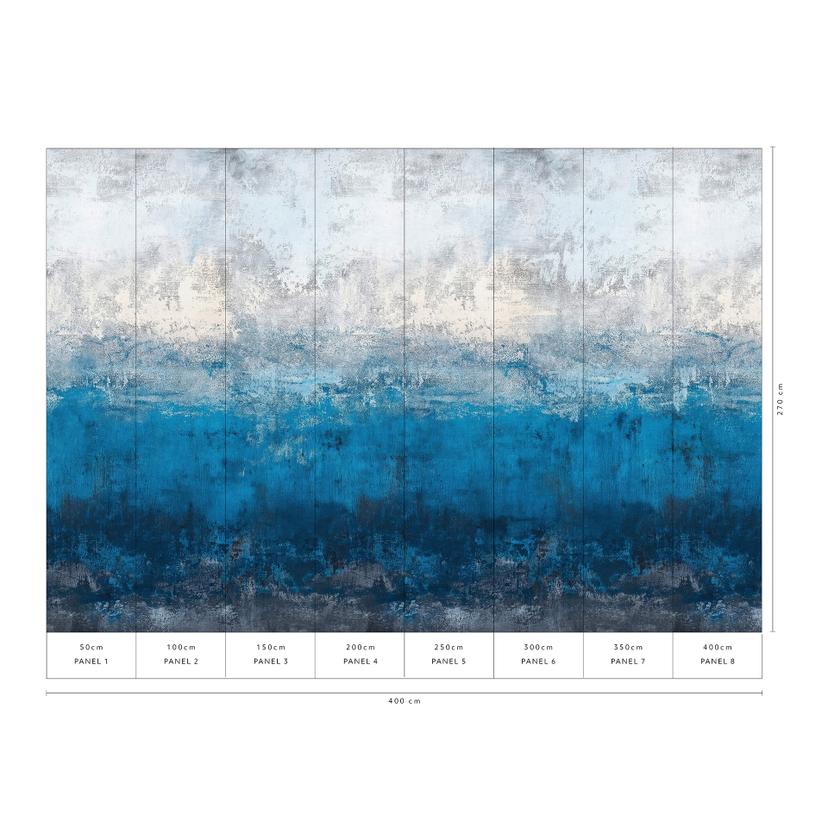 Guido Maria Kretschmer Fotomurale Ocean Line - Edizione d'arte 2 blu