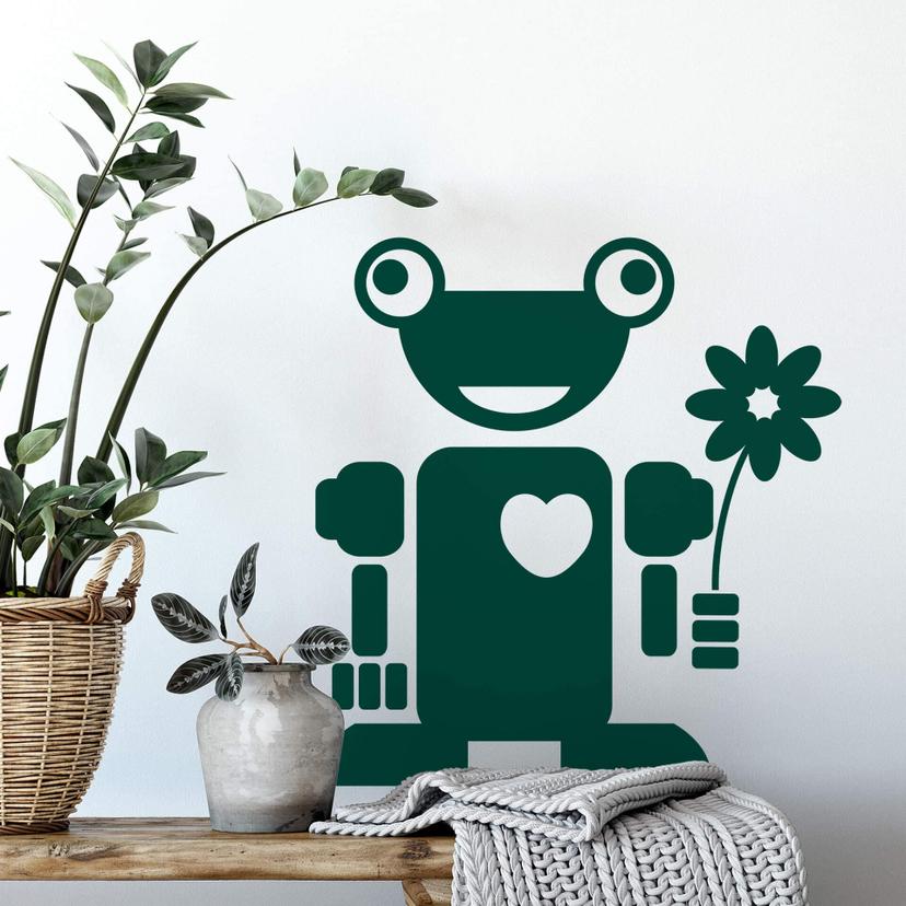 Robot Lenni wallsticker