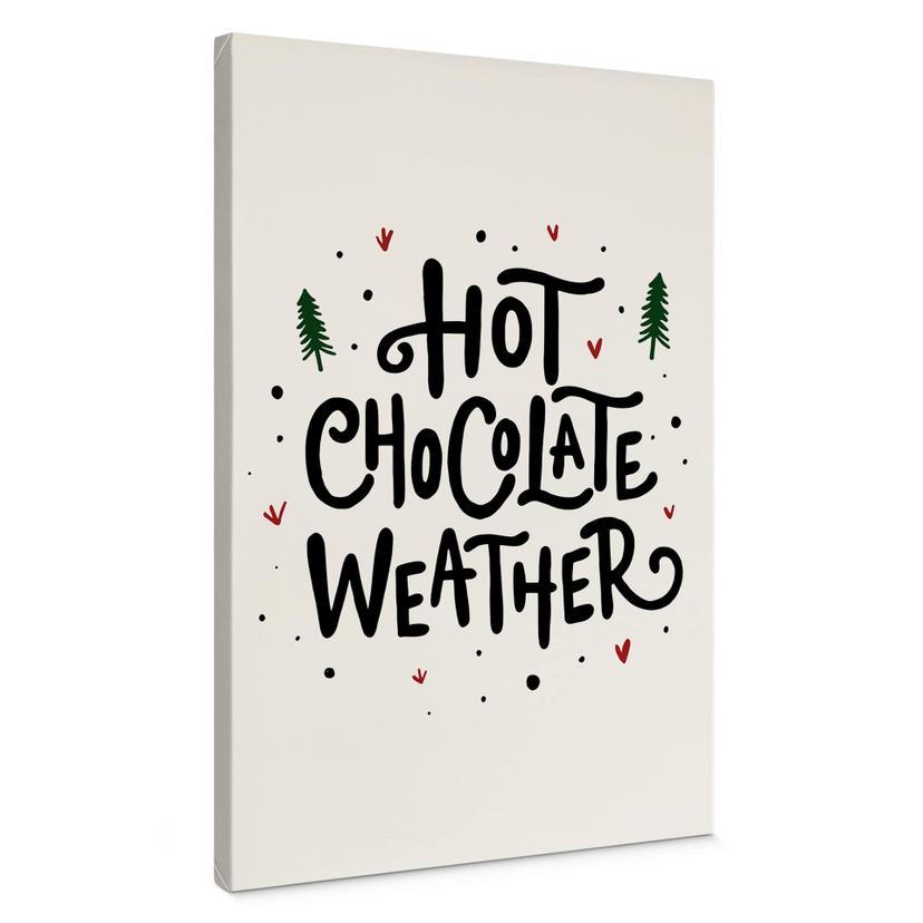 Canvasbillede Hot Chocolate Christmas Print - Soley