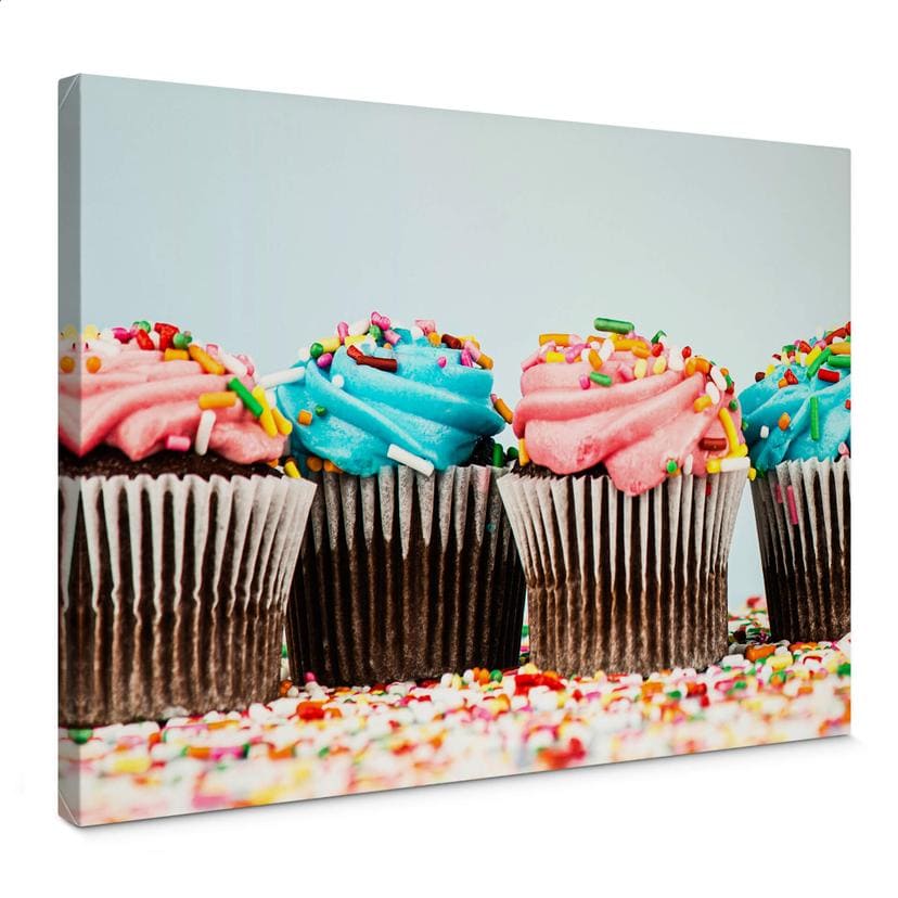 Tableau sur toile Party Cupcakes
