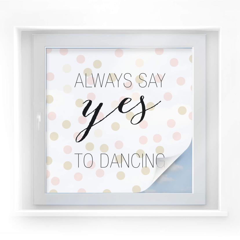 Confetti & Cream privacy film - Di siempre sí al baile