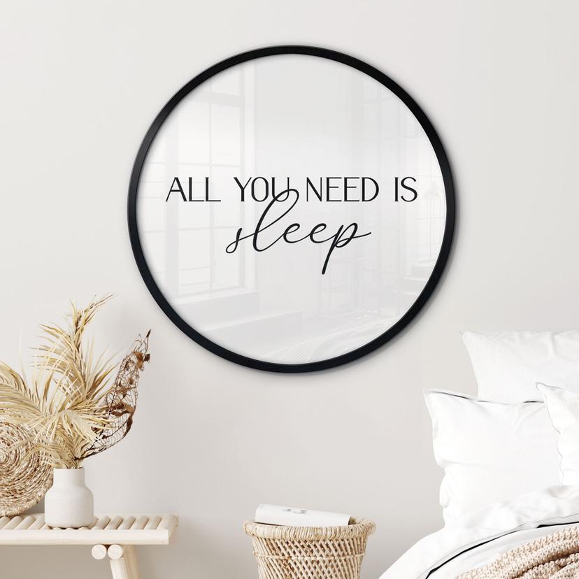 Póster All you need is sleep - Redondo