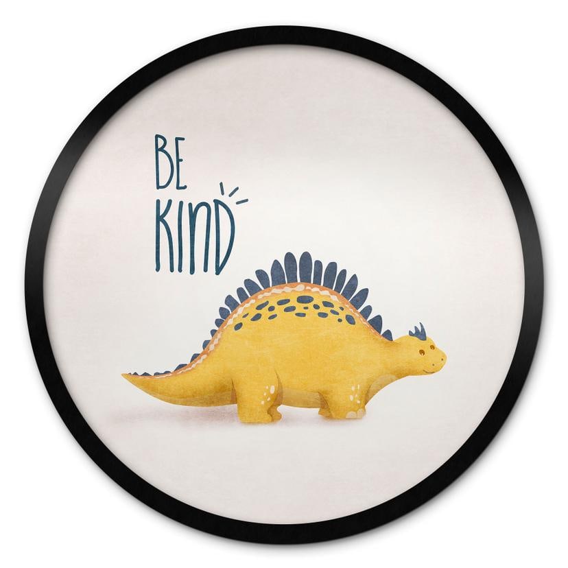 Plakat Dino Be Kind - Stegosaurus - Tunaboylu