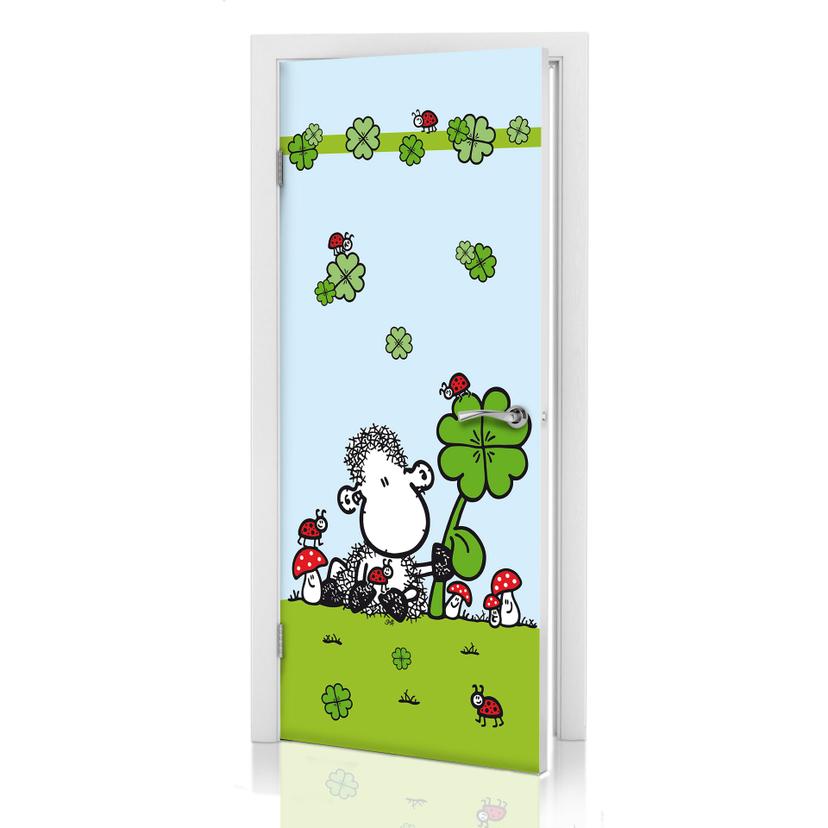Türdesign sheepworld Ganz viel Glück 91x200 cm