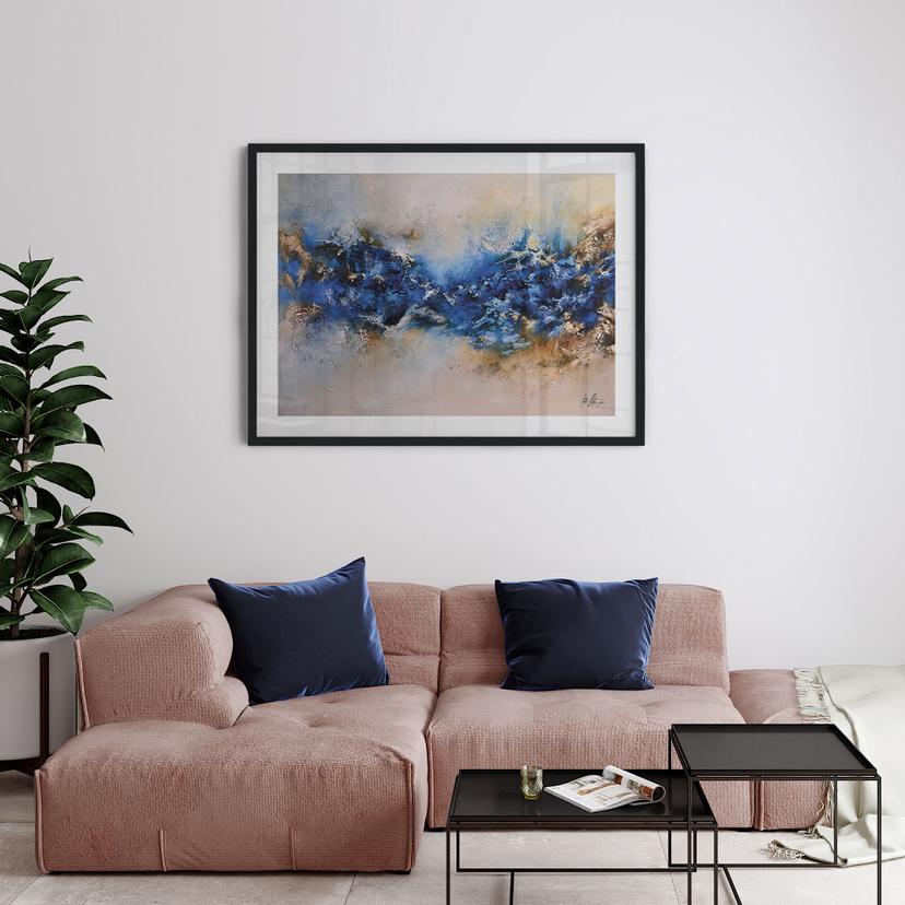 Poster interazione blu-oro - Fedrau