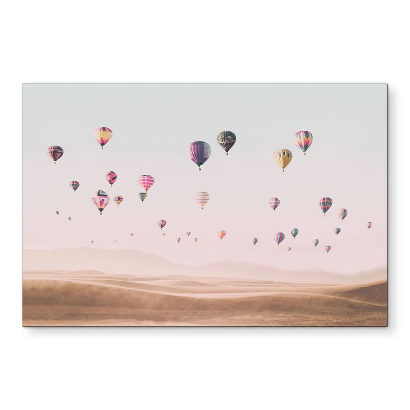 Wandbild Heißluftballons - Sisi & Seb - Alu-Dibond