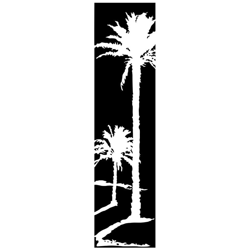 Adesivo murale - striscia palme 2