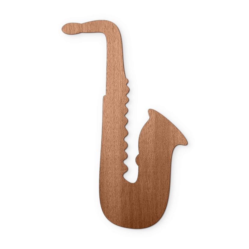 Decoro in legno - Sassofono