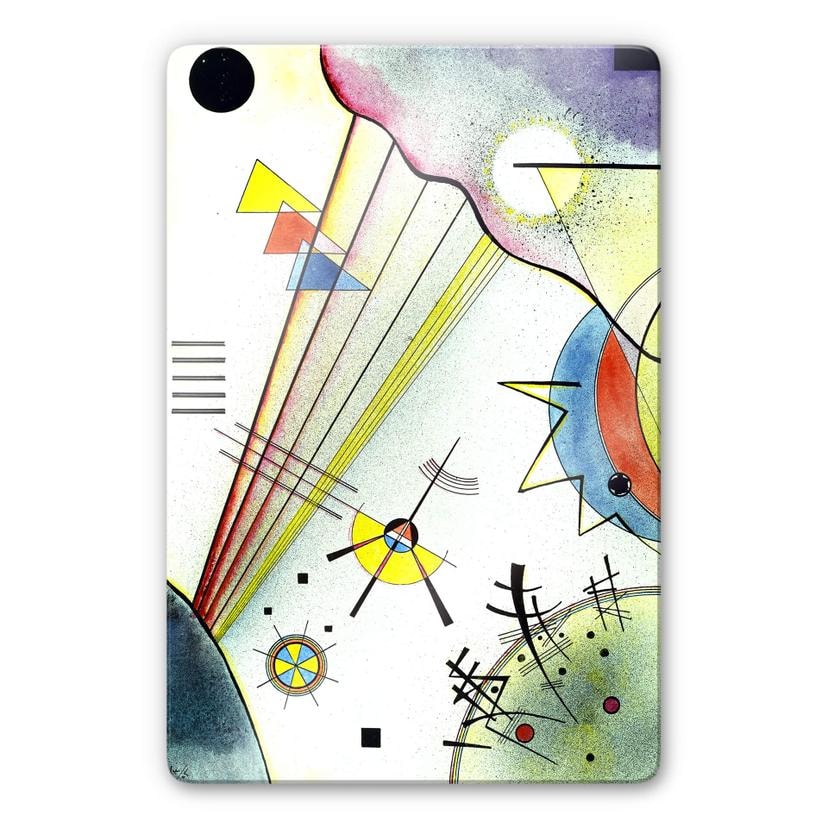 Glasschilderij Kandinsky - Clear Connection