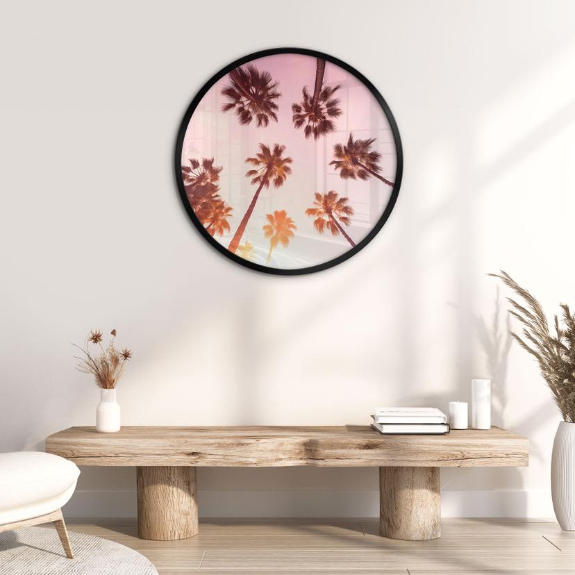 Poster California Dreaming con vista sulle palme - Hugonnard - Rotondo