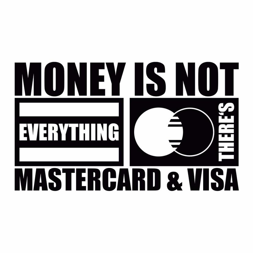 Adesivo murale - Money is not everything...