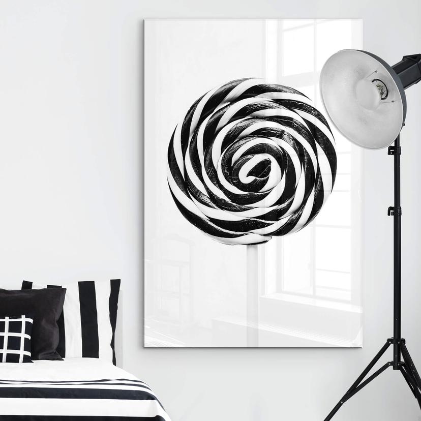 Tableau en verre acrylique Sisi & Seb - Lollipop