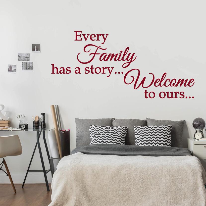 Adesivo murale  – Every family has a story