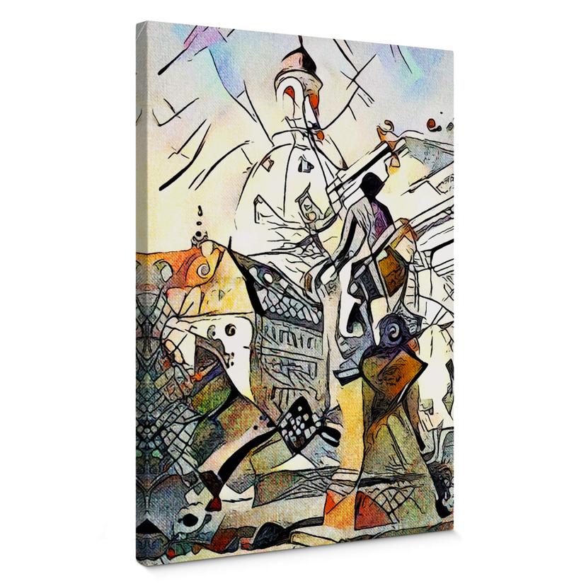 Tableau sur toile Zamart - Kandinsky rencontre Dresde