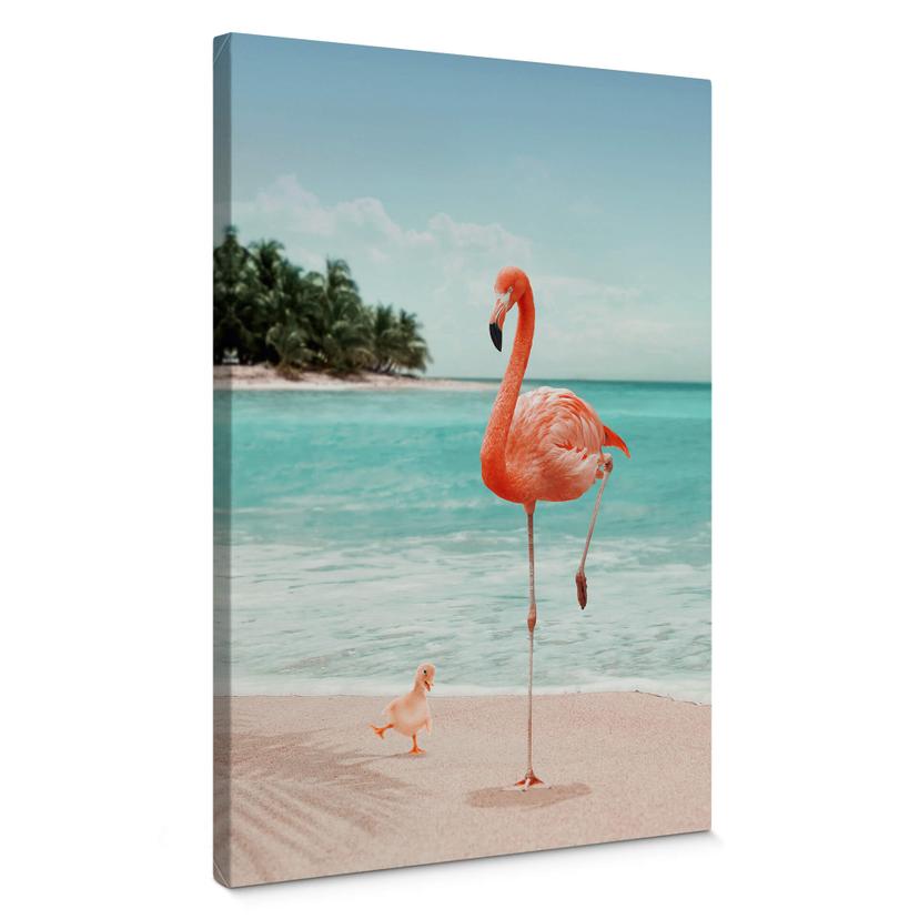 Tableau en toile Loose – Wannabe Flamingo