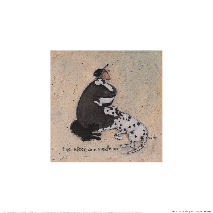 Plakat Sam Toft - The Afternoon Cuddle Up kunsttryk, Sam Toft (30 x 30 cm)