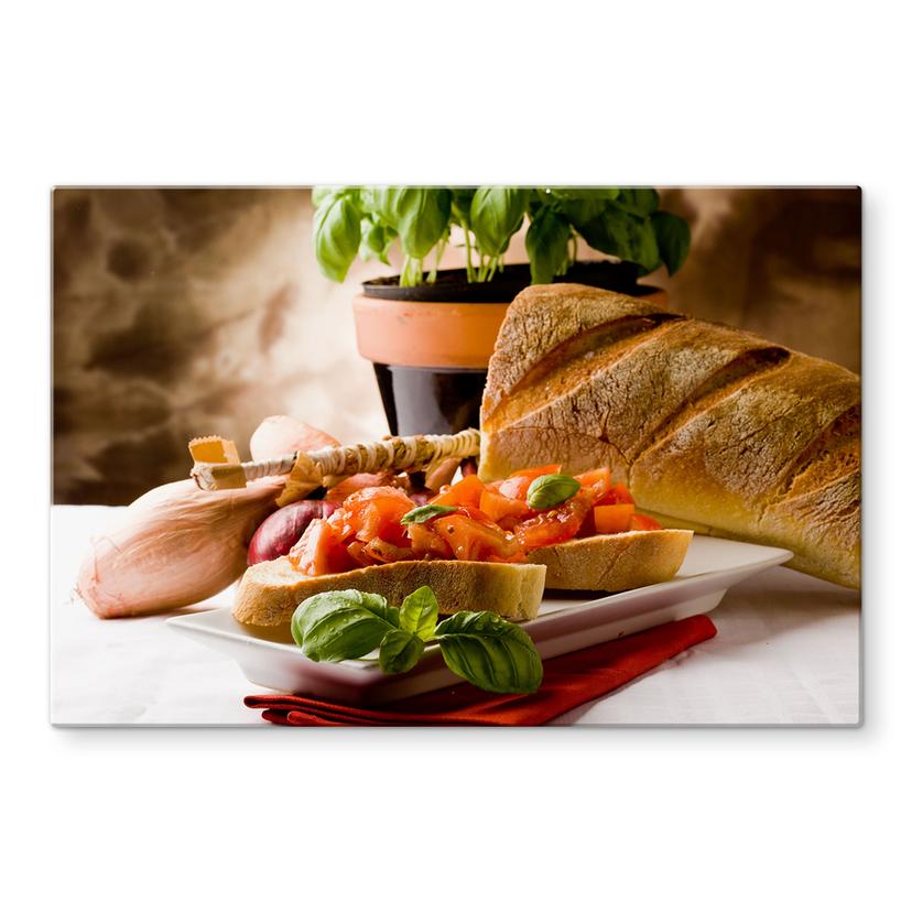 Spatscherm Italiaanse Bruschetta