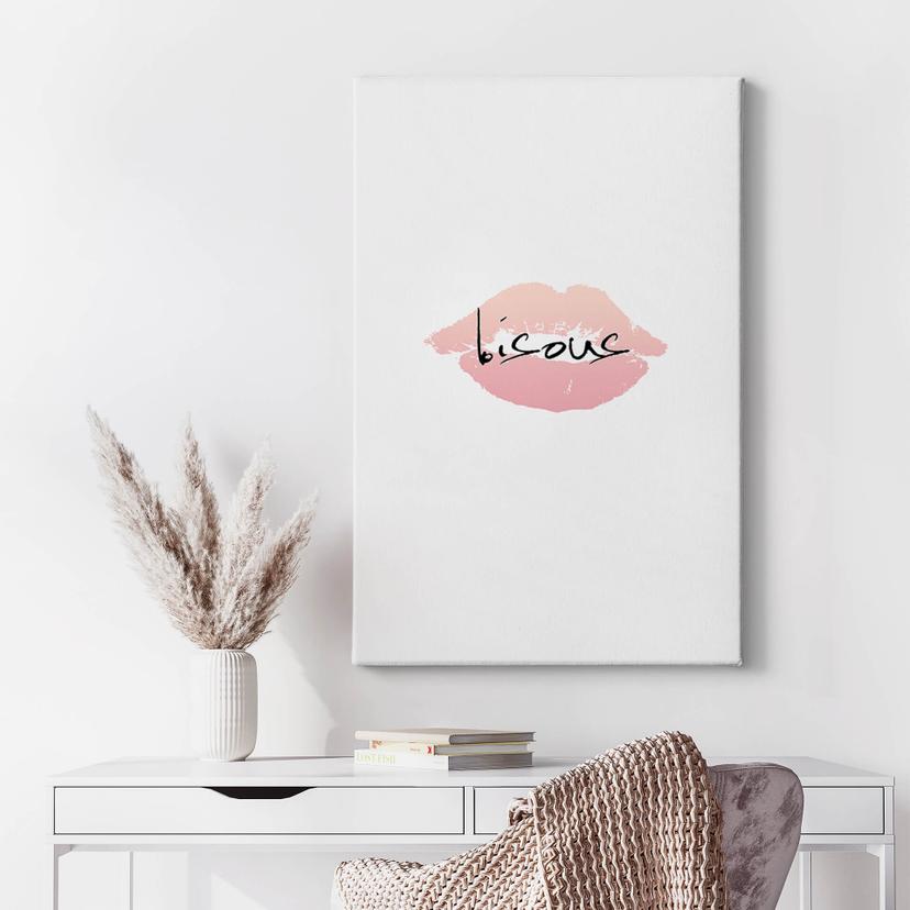 Stampa su tela - Bisous