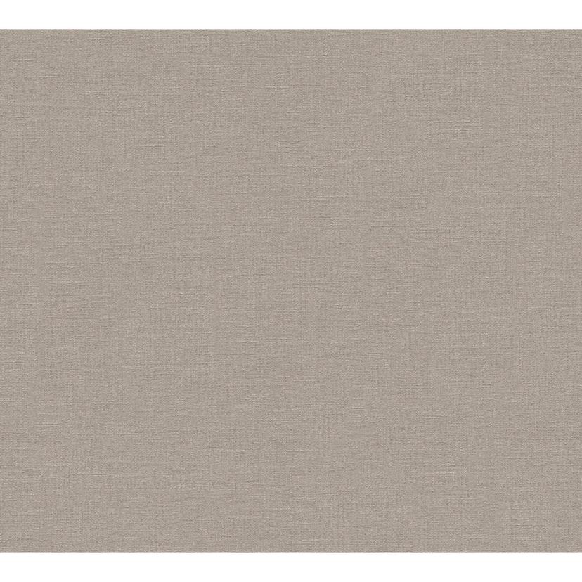 A.S. Création moderne enhedstapet i brun glat non-woven tapet i mat let struktureret