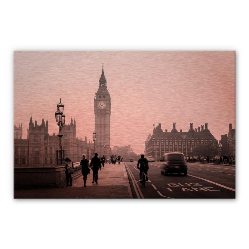 Alu-Dibond koper effect - Big Ben in Londen