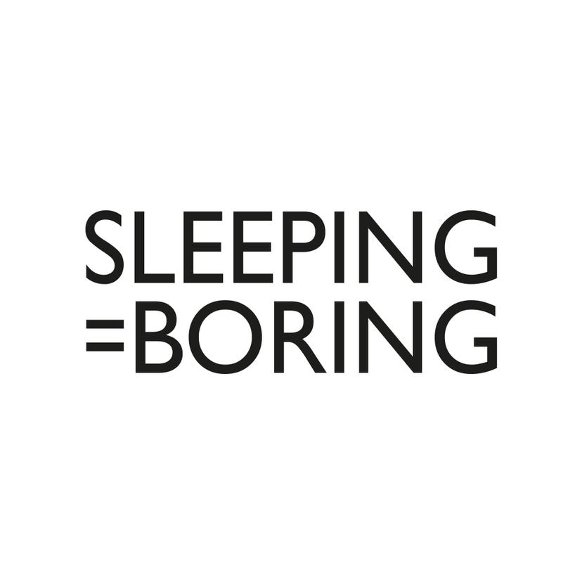 Adesivo murale - sleeping is boring
