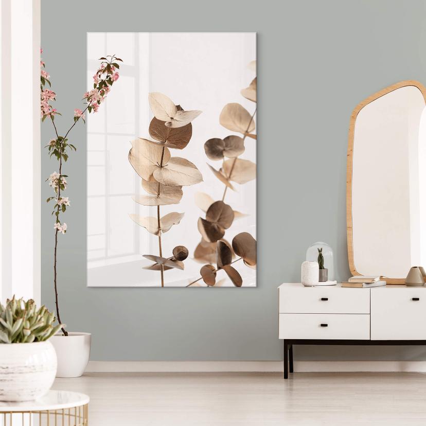 Tableau sur verre acrylique 1X Studio - Eucalyptus doré