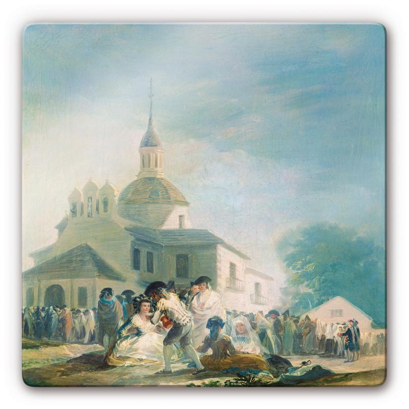 Tableau en verre - de Goya - L'Ermitage de Saint-Isidore