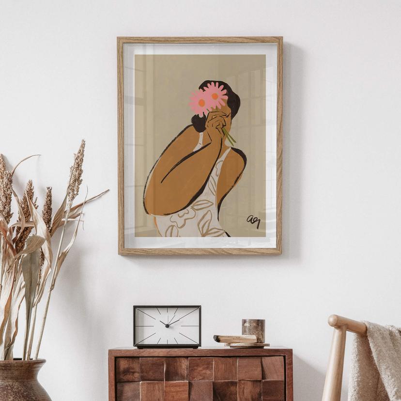 Poster Arty Guava - Flowers in her Hair