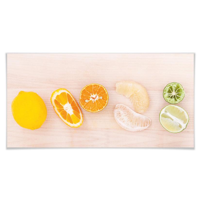 Póster Receta de limonada - Panorama