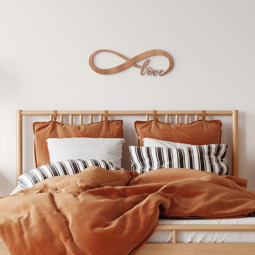 Arte en madera - Amor infinito - Caoba