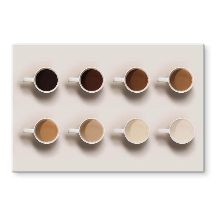 Pannello paraschizzi - Sfumature di caffè