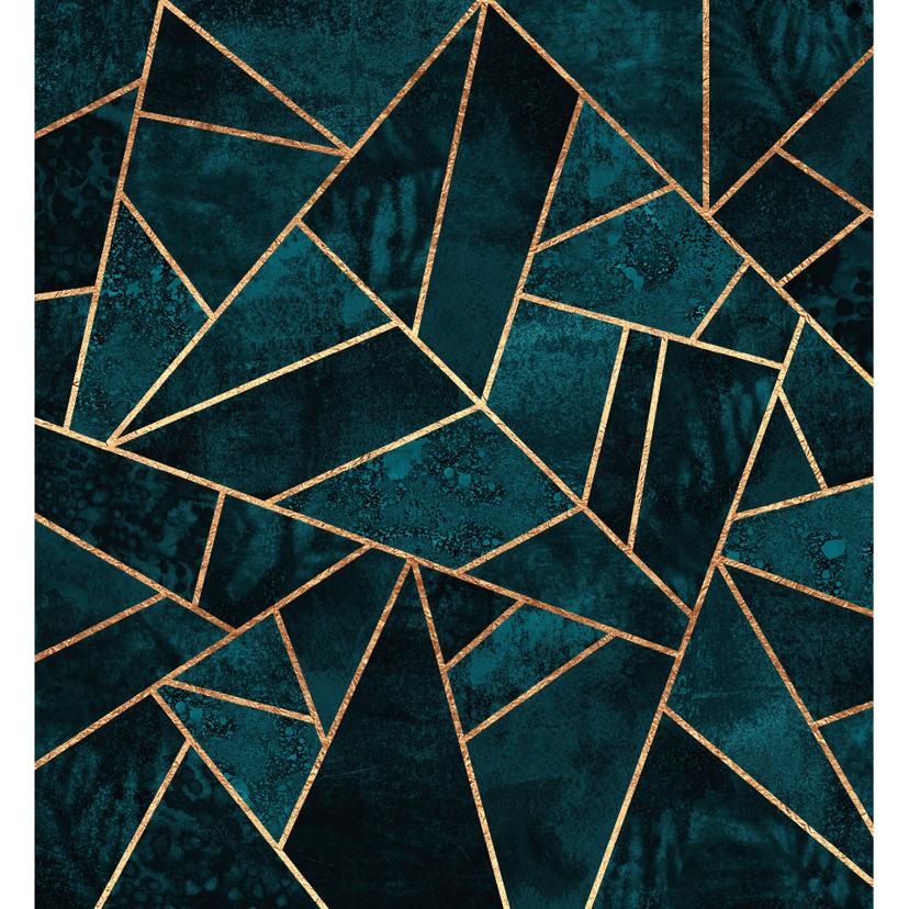 Fotomurale Fredriksson - Gemma blu-verde