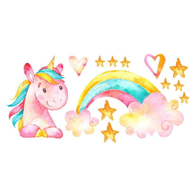 Adesivo murale – Tiffy l’unicorno