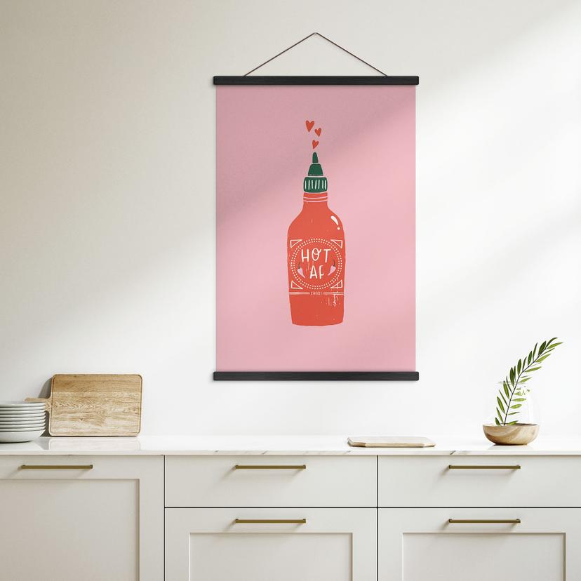 Poster tessile Salsa al peperoncino - Simmonds